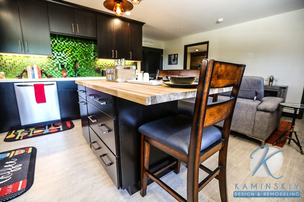 El Cajon, garage to pub-style apartment, a Kaminskiy ADU project in San Diego County