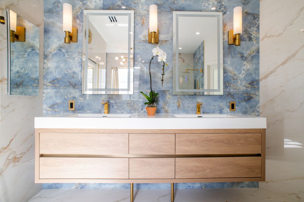 Chula Vista, defined by tile, a Kaminskiy bathroom remodel in San Diego County