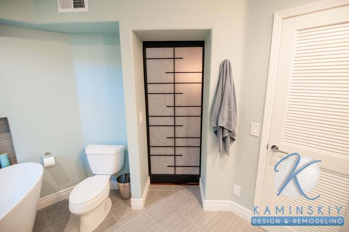 Carlsbad Modern Spa Master Bathroom Suite Remodel, photo 4
