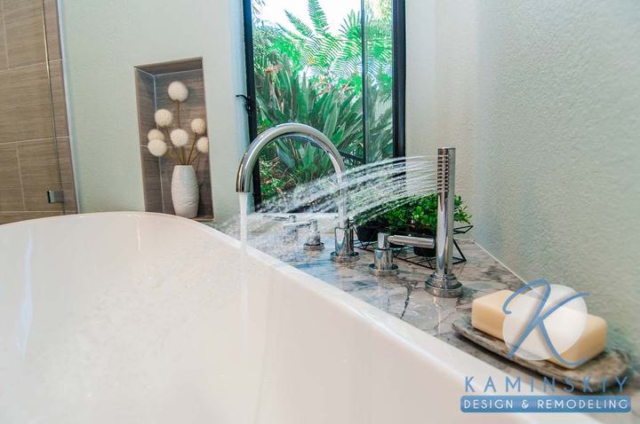 Carlsbad Modern Spa Master Bathroom Suite Remodel, photo 6