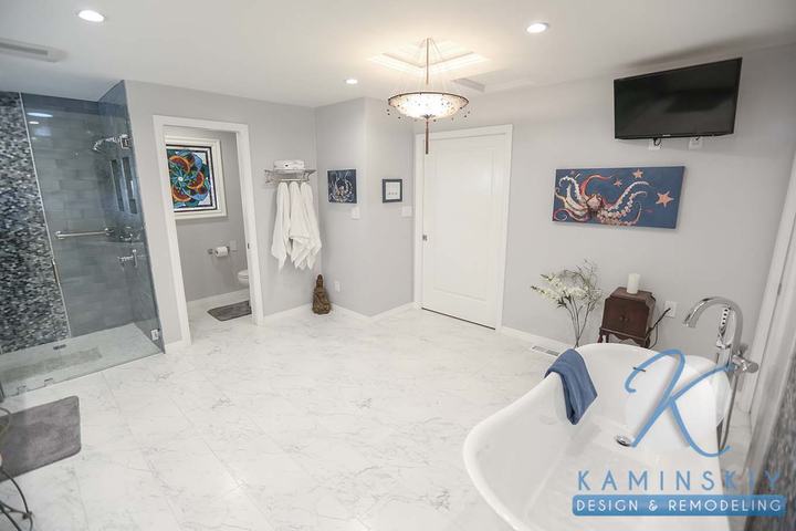 Del Cerro Elegant Master Bathroom Remodel, photo 3