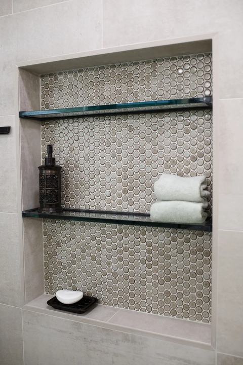Walk in Shower Storage Ideas