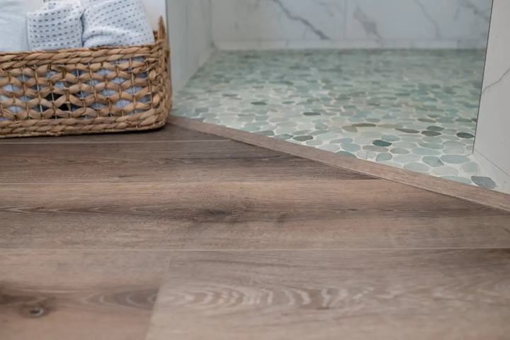 Bathroom Remodel Flooring Transition