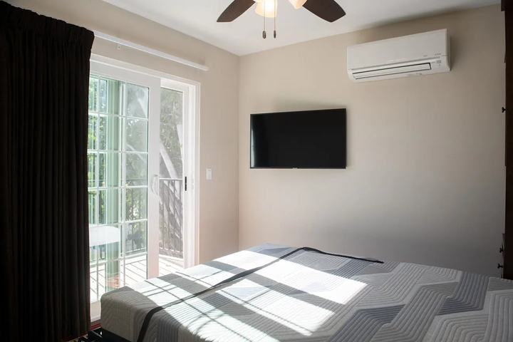 ADU Bedroom With TV and a View