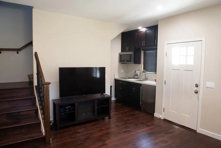 ADU Living Room and Kitchen