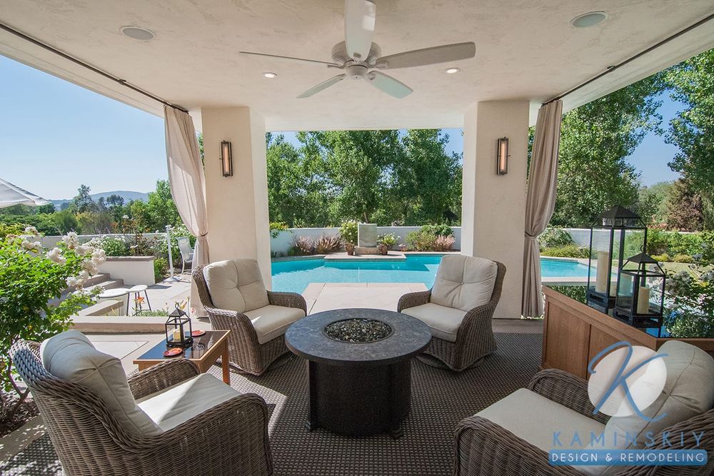 Poway, an outdoor patio retreat, a Kaminskiy outdoor living project in San Diego County