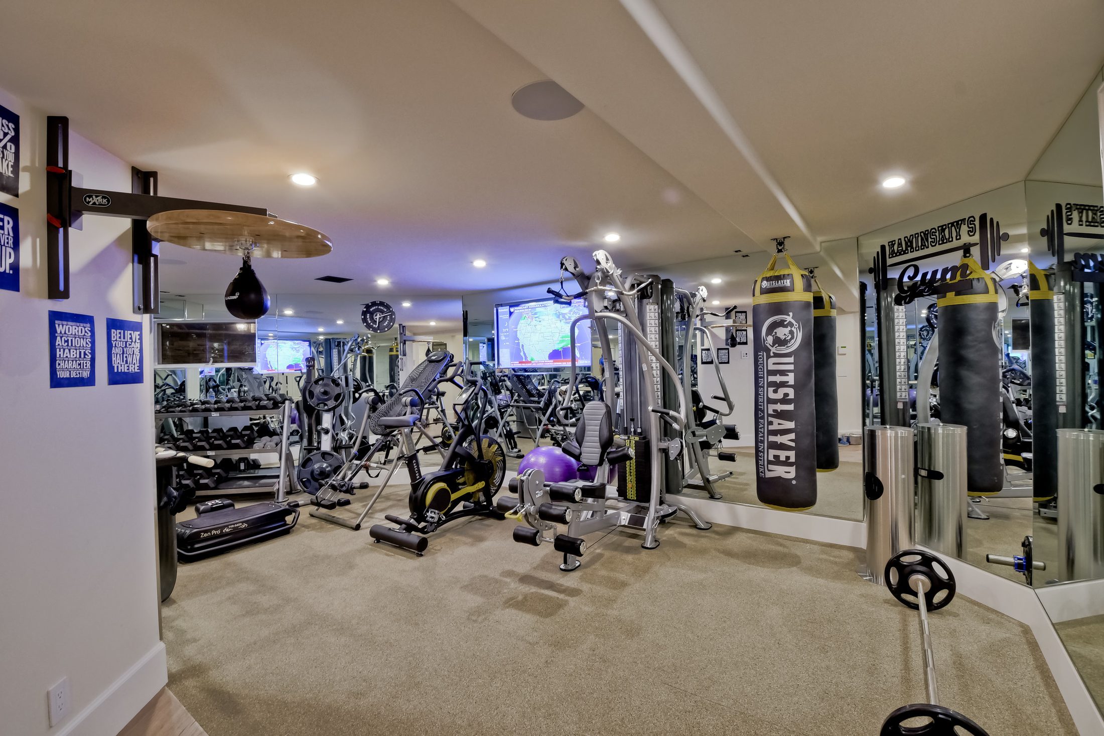 Home Gym Design Ideas for Fitness Enthusiasts