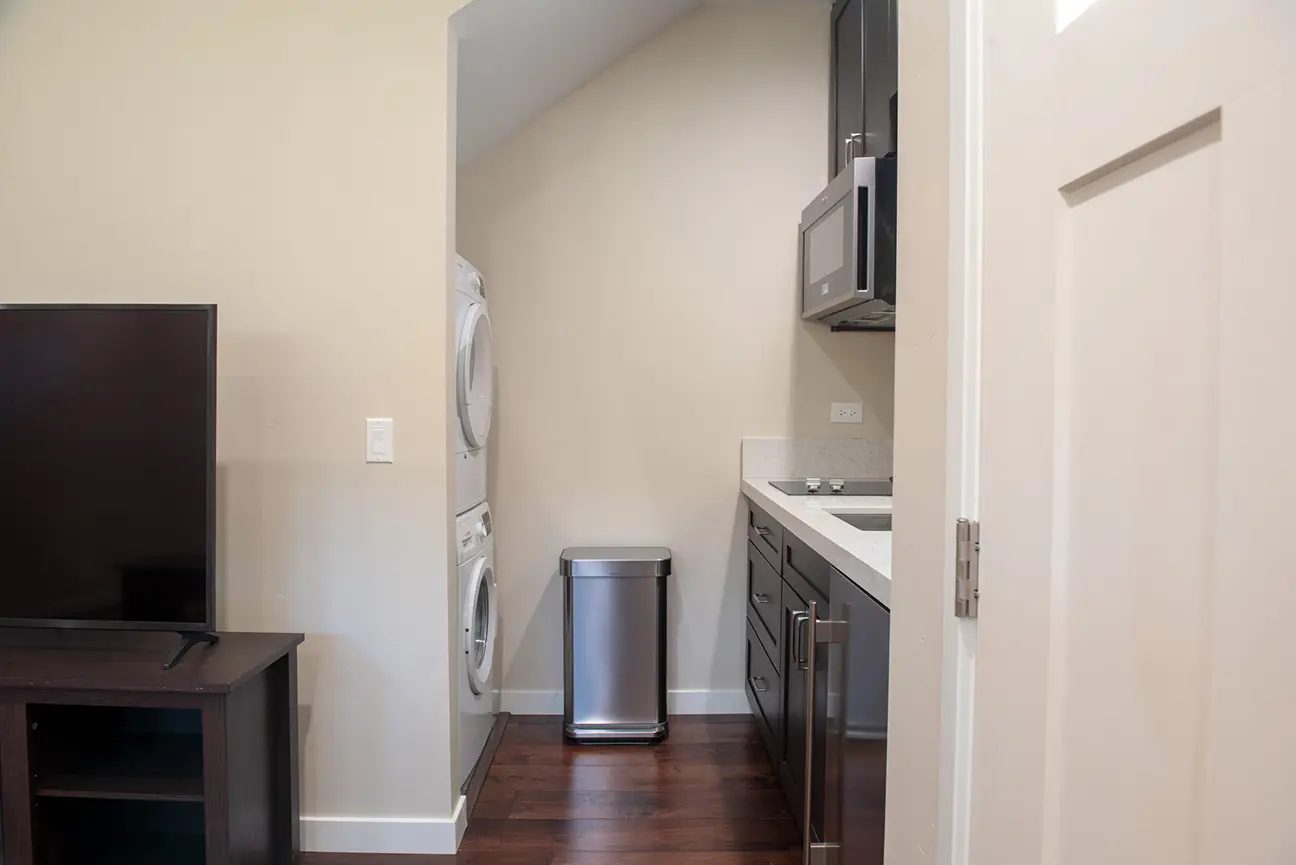 ADU Kitchen and Laundry Room