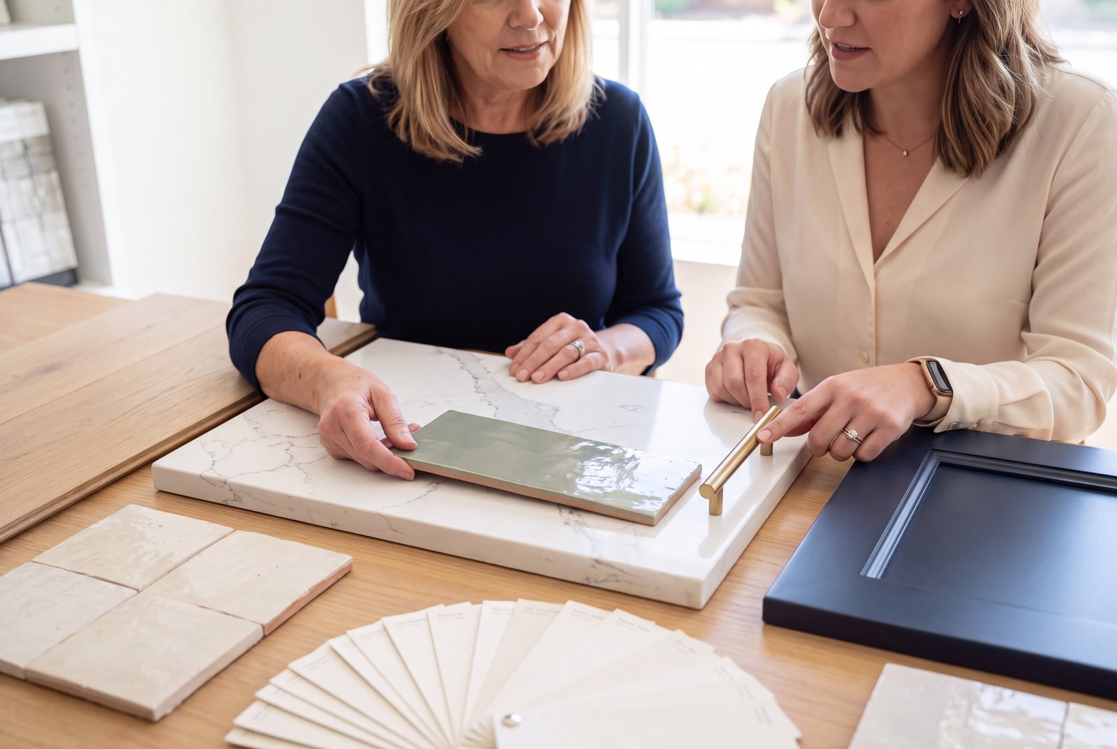 Choosing finishes with your designer