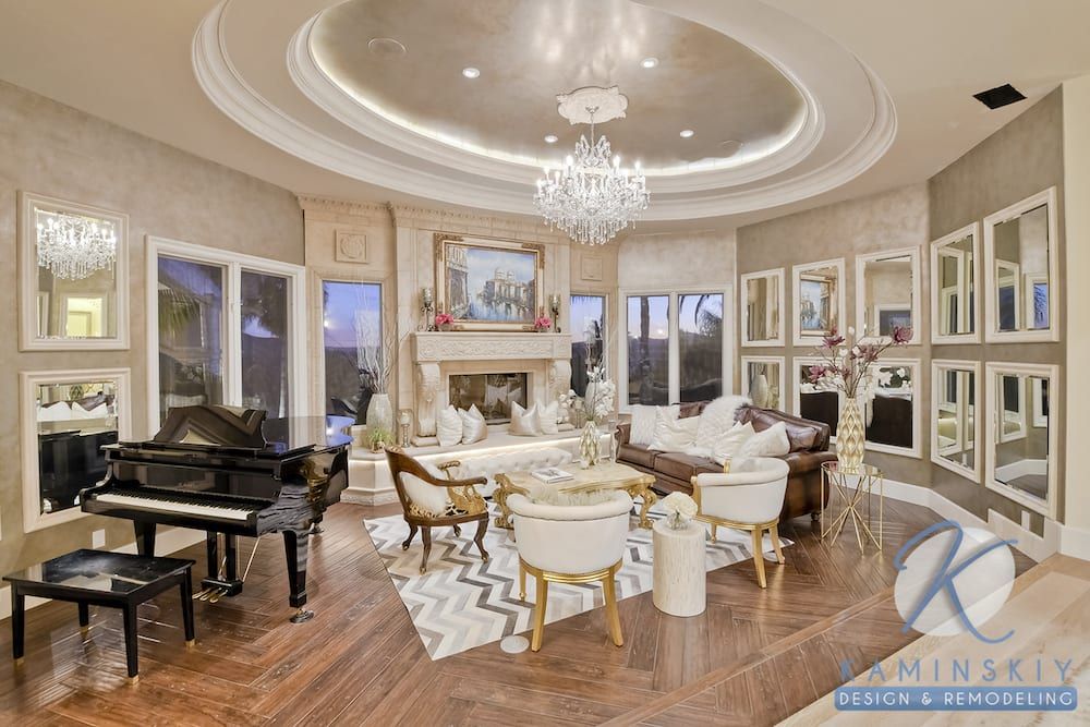 Poway, glamorous, a Kaminskiy whole home remodel in San Diego County