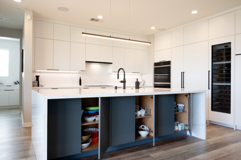 Kitchen with Built-In Storage