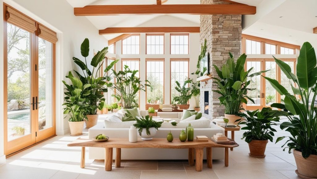 Living Room Biophilic Design Ideas